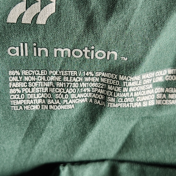 Women's Active Light Mid-Rise Cargo Joggers - All In Motion Forest Green Size XL - Picture 12 of 16